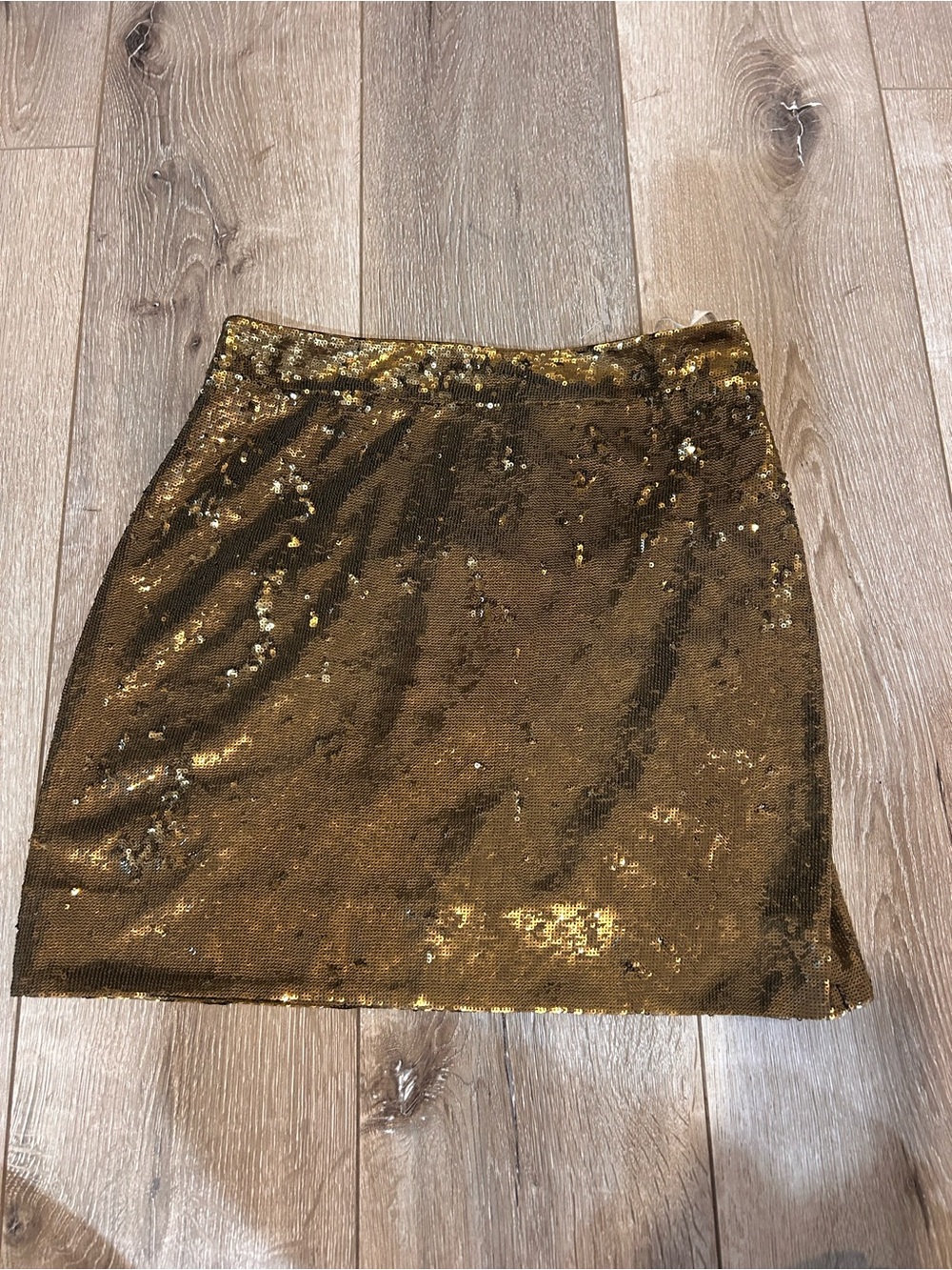 kate spade Gold Sequin Mini Skirt
